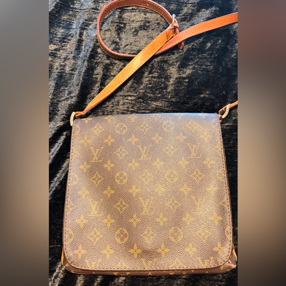 Louis Vuitton Monogram Crossbody Bag - Brown and Tan
